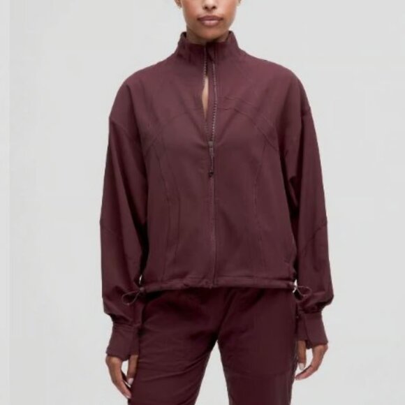 Oversized Define Jacket in Garnet NEW WITH TAGS - Picture 1 of 6